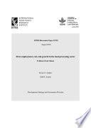Firm employment, exit, and growth in the food processing sector: Evidence from Ghana