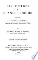 First Steps in Spanish Idioms ...