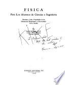 Física para los alumnos de ciencias e ingeniería