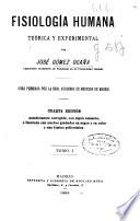 Fisiología humana teórica y experimental ...