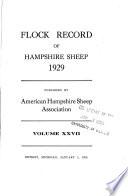 Flock Record of Hampshire Sheep