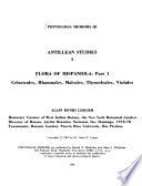 Flora of Hispaniola: Celastrales, rhamnales, malvales, thymeleales, violales