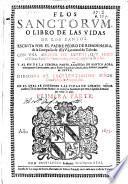 Flos Sanctorum o Libro de las vidas de los Santos