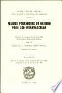 Fluidos Portadores de Oxigeno para uso Intravascular