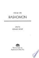 Focus on Rashomon