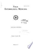 Folia entomologica Mexicana