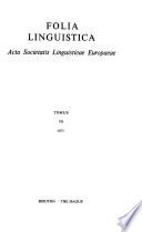 Folia Linguistica