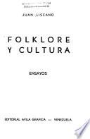Folklore y cultura, ensayos