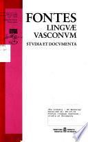 Fontes linguae vasconum