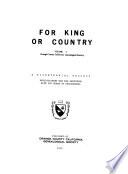 For King Or Country