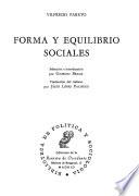 Forma y equilibrio sociales