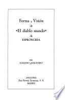 Forma y visión de El diablo mundo de Espronceda