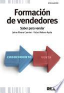 Formación de vendedores. Saber para vender