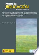 Formación educativa previa ante las discriminaciones: las mujeres reclusas en España