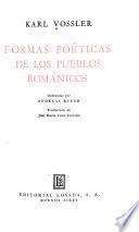 Formas poéticas de los pueblos románicos
