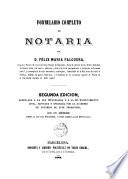 Formulario completo de notaria
