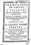 Formulario de cartas y villetes con sus respuestas a continuacion de ellas ...