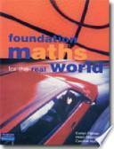 Foundation Maths for the Real World