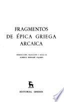 Fragmentos de épica griega arcaica