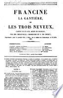 Francine la gantiere, ou les trois neveux, comedie en 1 acte