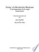 Frente a la Revolución Mexicana: Ideólogos