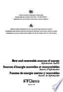 Fuentes de Energia Nuevas Y Renovables : Fuentes de Informacion