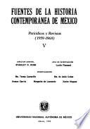 Fuentes de la historia contemporánea de México