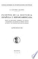 Fuentes de la historia española e hispanoamericana