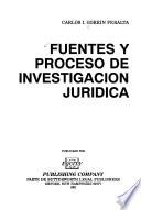 Fuentes y proceso de investigación jurídica