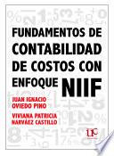 Fundamentos de contabilidad de costos con enfoque NIIF