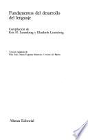 Fundamentos del desarrollo del lenguaje