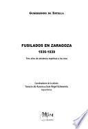 Fusilados en Zaragoza, 1936-1939