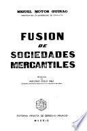 Fusión de sociedades mercantiles