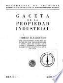 Gaceta de la propiedad industrial ...
