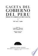 Gaceta del gobierno del Perú