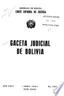 Gaceta judicial de Bolivia