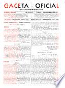 Gaceta oficial de la República de Cuba