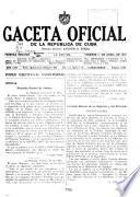 Gaceta Oficial