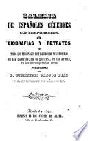 Galeria de Españoles célebres contemporaneos