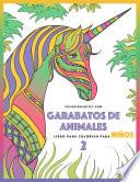 Garabatos de animales libro para colorear para niños 2