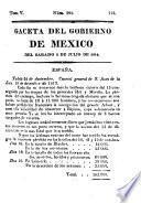 Gazeta del gobierno de México