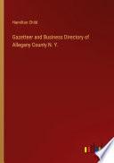 Gazetteer and Business Directory of Allegany County N. Y.