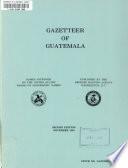 Gazetteer of Guatemala