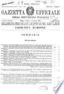 Gazzetta ufficiale della Repubblica italiana. Parte prima, 2. serie speciale, Comunità europee