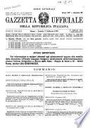 Gazzetta ufficiale della Repubblica italiana. Parte prima, serie generale