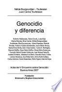 Genocidio y diferencia