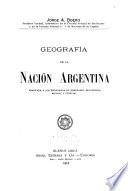 Geografía de la nación argentina