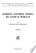 Geografía económica agrícola del estado de Michoacán