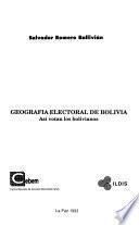 Geografía electoral de Bolivia