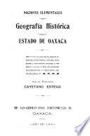 Geografía histórica del estado de Oaxaca